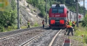 В Иркутской области локомотив сошел с рельсов на участке Ангасолка-Слюдянка
