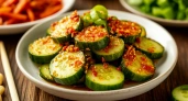 Хрустящие огурцы по-корейски за 5 минут — незаменимая закуска к мясу и шашлыку: свежо, просто, невероятно вкусно
