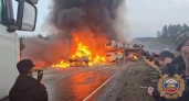 Крупная авария на трассе "Сибирь": столкновение восьми автомобилей унесло жизнь водителя автовоза