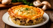 Готовлю пирог «Жюльен» из картошки с курицей и грибами: за 20 минут в духовке и на столе уже шедевр