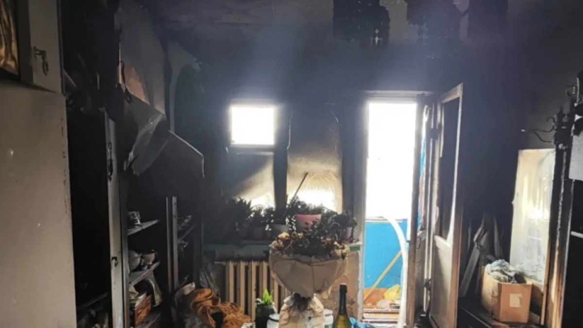 В Иркутской области пенсионерка пострадала при пожаре в квартире