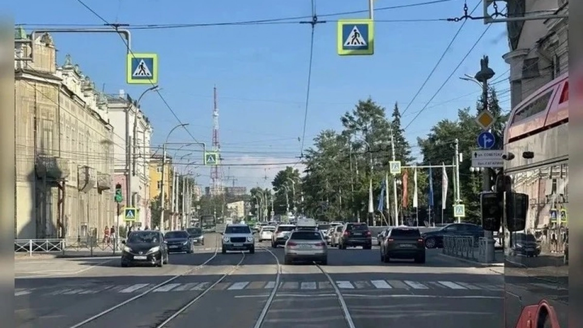 На улице Ленина в Иркутске обновят трамвайное полотно