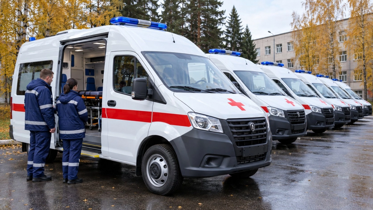 Иркутская область получила 15 новых автомобилей скорой медицинской помощи