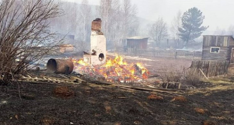 В Иркутской области огонь уничтожил 30 дач из-за мгновенного распространения по сухой траве