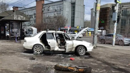 В Иркутске арестовали мужчину после поджога автомобиля с водителем внутри