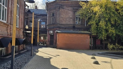 В Иркутске за 15 миллионов рублей преобразили территорию у центра Вампилова